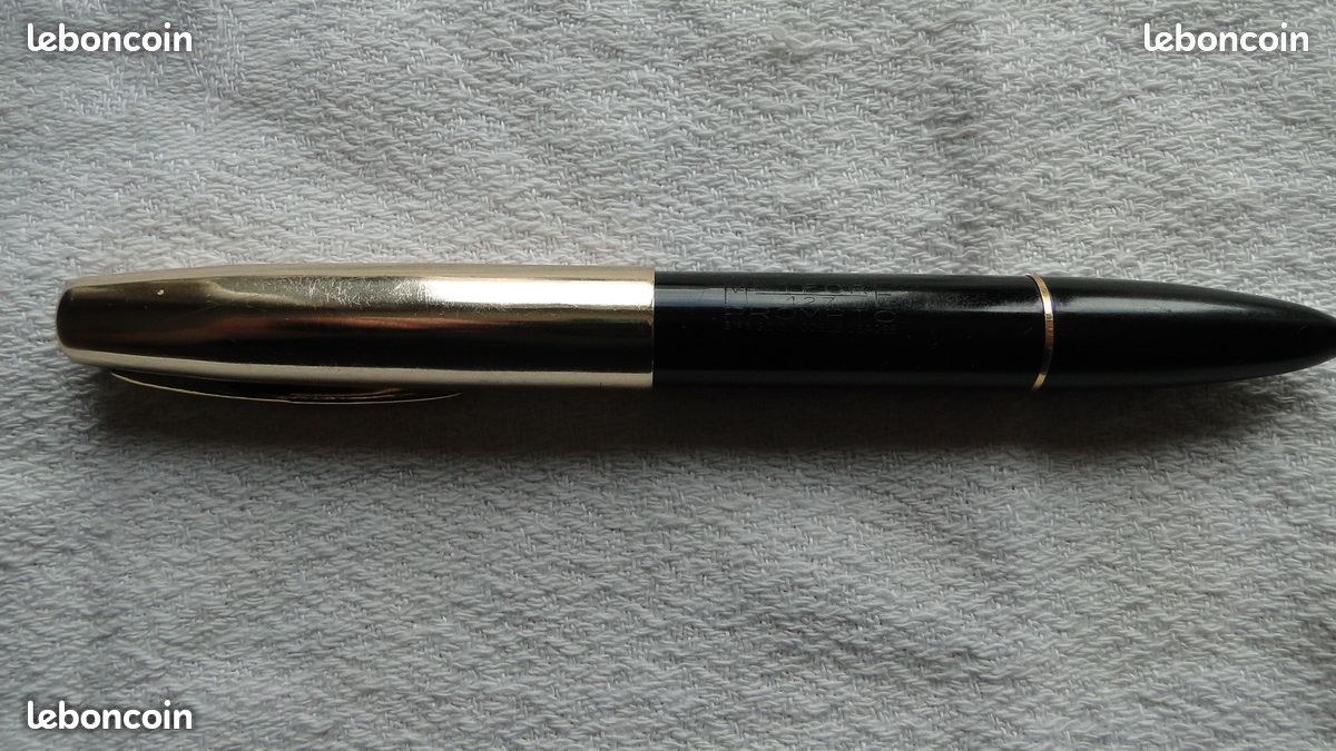 Stylo Plume Ancien METEORE 575 - Plume En Or 18 Carats - Modèle #ME08 à Restaurer (12 Cm)
