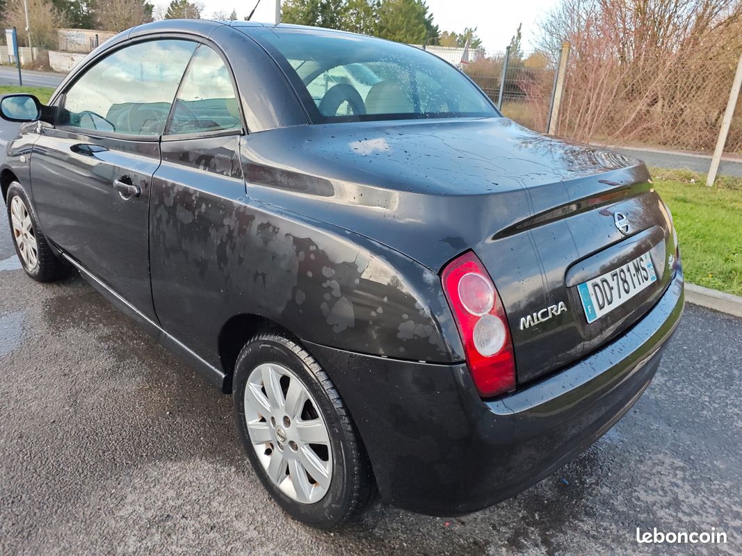 NISSAN Micra C+C 1.6 L ESSENCE 110ch Lolita Lempicka BOITE VITESSE AUTOMATIQUE CABRIOLET (image 10)