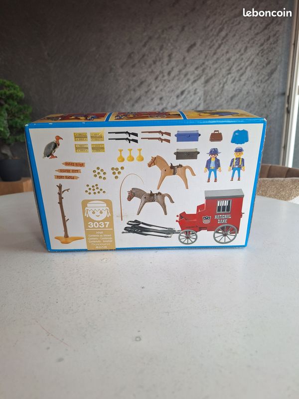 Playmobil Fourgon National Bank Set 3037 Complet - Jeux & Jouets
