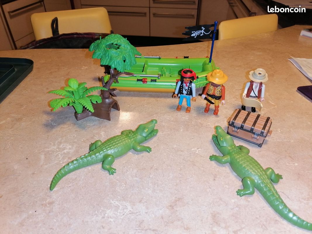 Playmobil set explorateur et canot (image 1)
