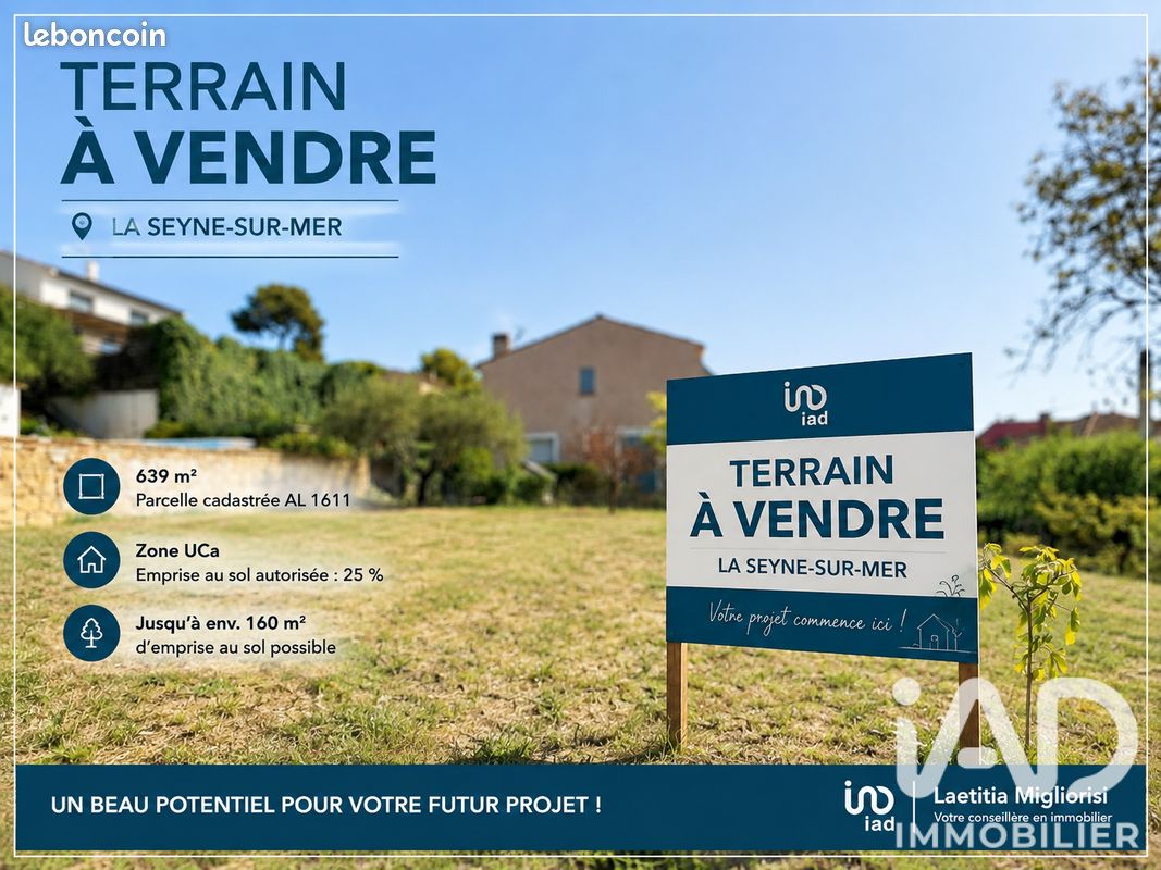 Terrain 639 m² · à La Seyne-sur-Mer · 639 m² · 225 000 €