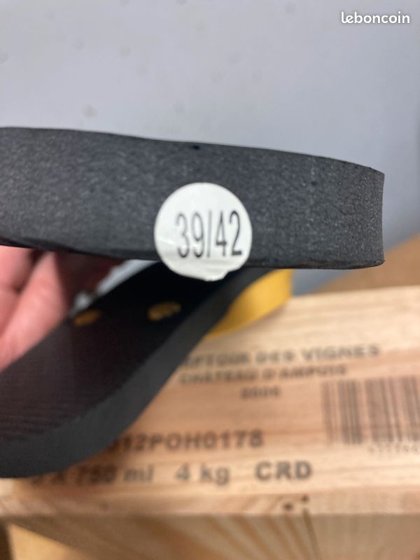 Tongs Unisexe Cuvée Des Trolls Noir - Pointure 39/42 Neuves