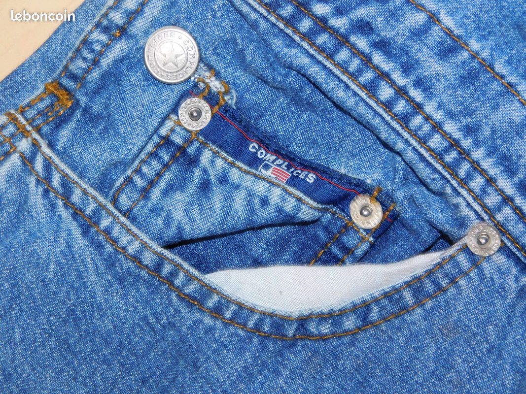 Salopette en jeans vintage complices t 42 (image 4)