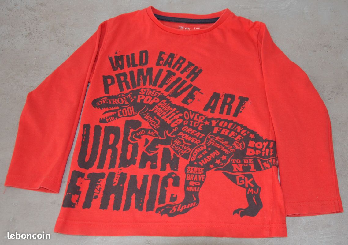 Tee shirt manches longues 4 ans (image 1)