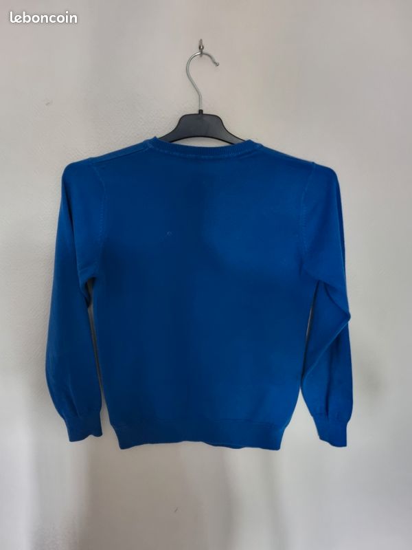 Pull enfant garçon col camionneur - 4A - BLEU FONCE | Algérie