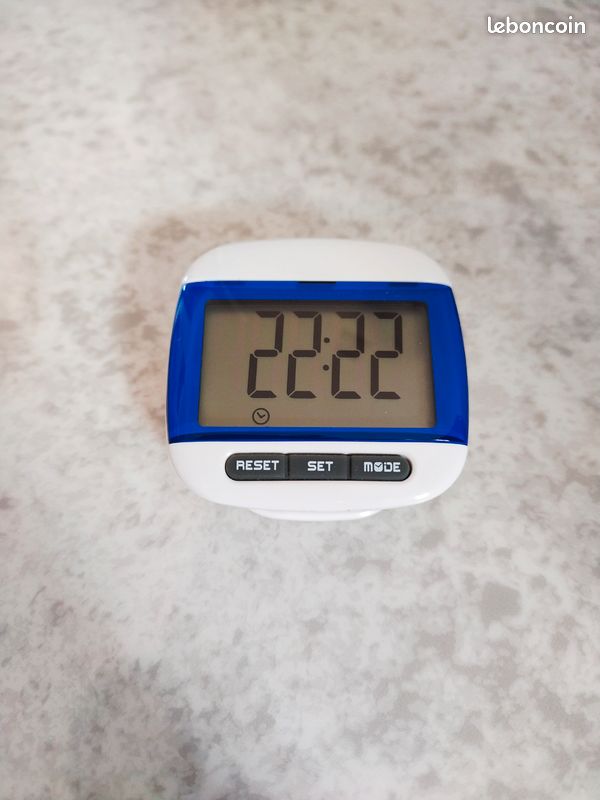 Podomètre Morin CR-837 Neuf Sous Blister – Compte Pas, Calories, Distance
