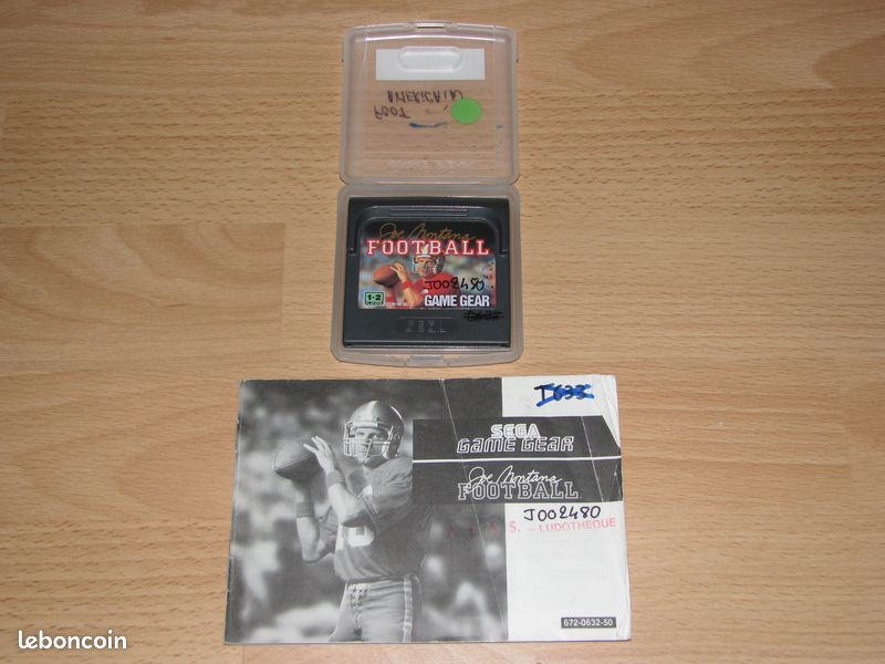 Joe Montana Football sur Sega Game Gear (image 1)