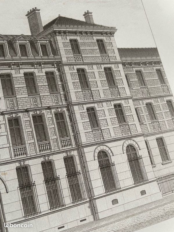Petit Lycée Louis le Grand - Gravure ancienne (image 5)