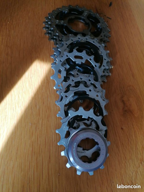 Moyeux Campagnolo Record C Vintage Cassette Aluminium 8