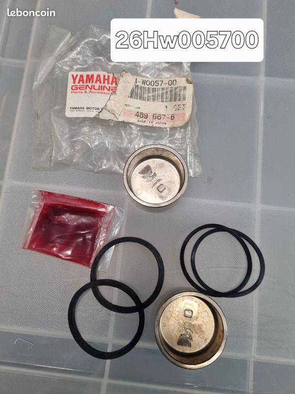 Ensemble Piston étrier arrière yamaha Xv 1000 XV 1100 XV 750 , XJ 600 , XVZ 1200, FZR 750 , XV 700 virago, RZ 350 , XJ 700 , (image 2)