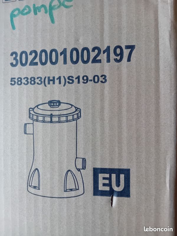 Pompe/filtre bestway flow clear a cartouche (image 2)