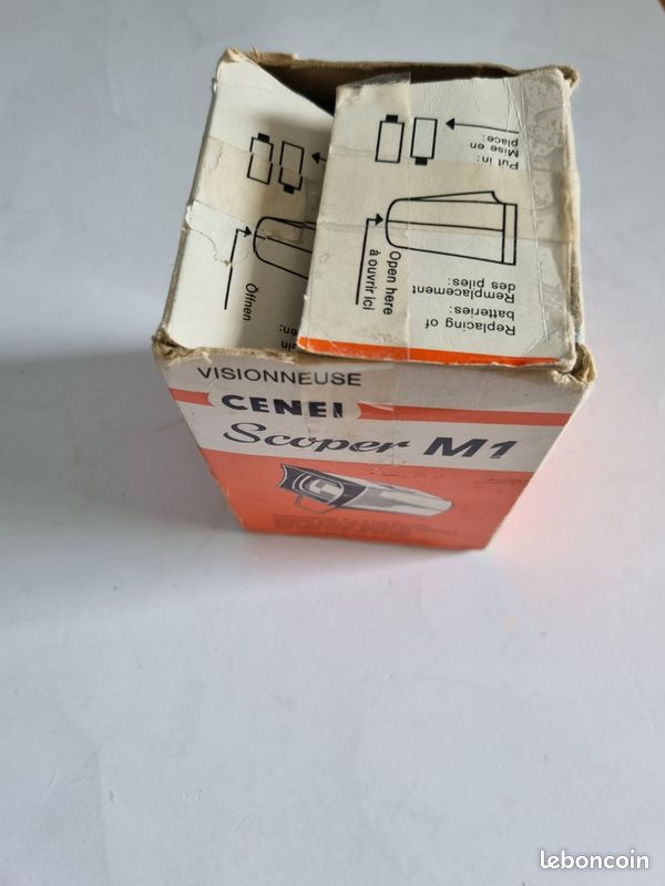 Visionatrice Per Diapositive Vintage CENEI SCOPER 380 | Tavolo Luminoso Da Collezione