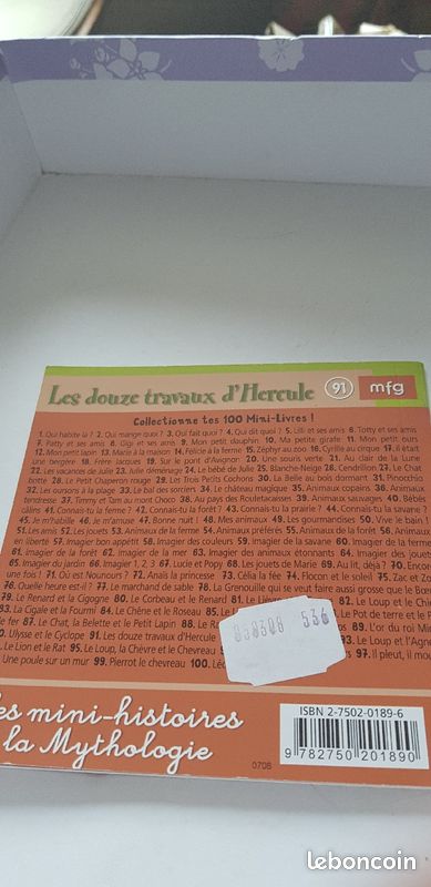 Livre les mini histoires de la mythologie les douze travaux d'Hercule (image 2)