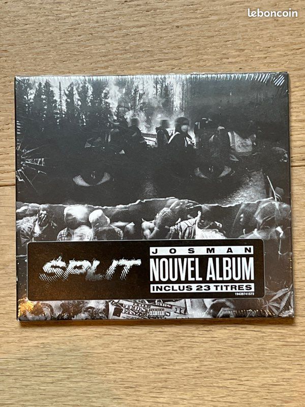 DOUBLE VINYLE + CD JOSMAN SPLIT neuf sous blister (image 5)