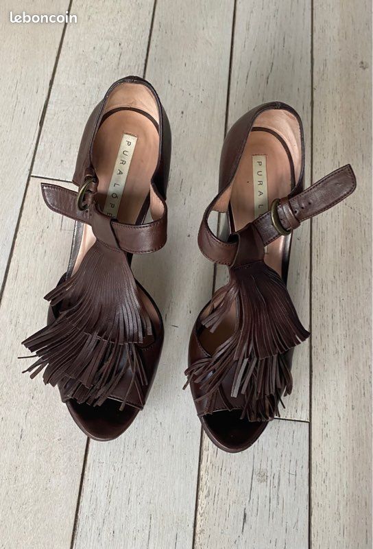 Talons en cuir Pura Lopez (image 2)