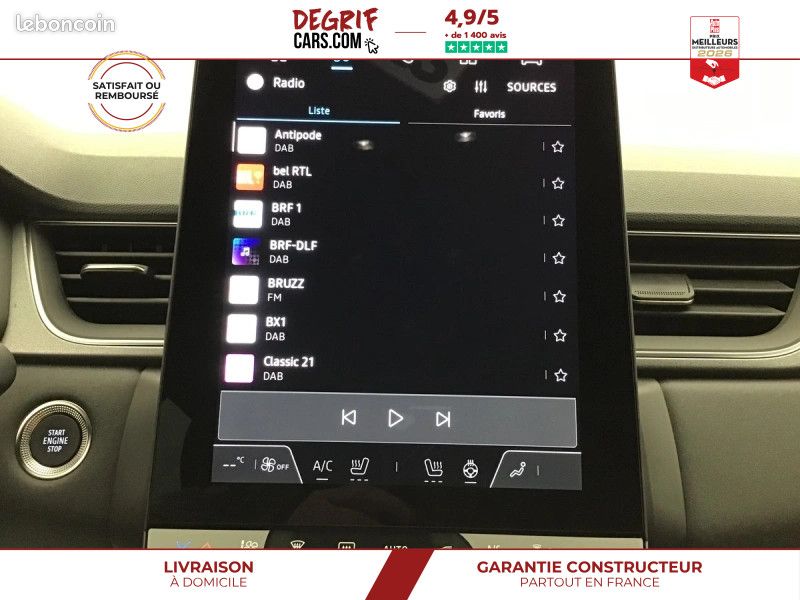 Renault Captur TECHNO 1.8 Full Hybrid E Tech 160ch Bva + ROUE DE SECOURS -19.91% (image 18)