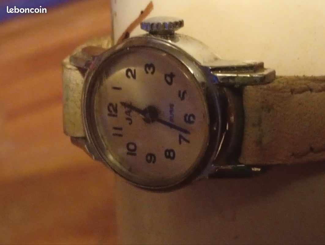 Montre à Quartz Ancienne JAZ Pour Homme - Occasion, Style Vintage