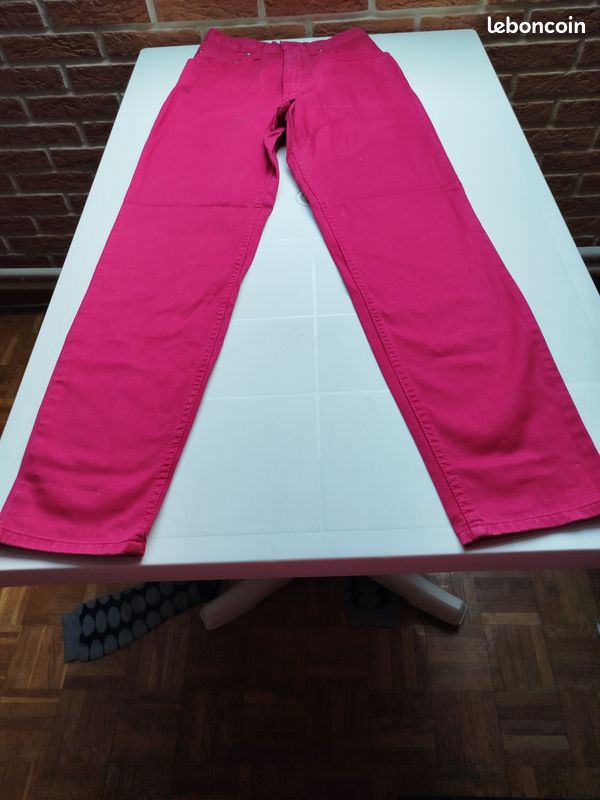 Pantalon jeans cerise marque Joop taille 36 (image 7)