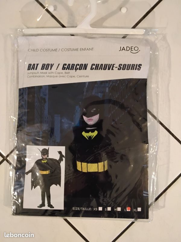 Maillot De Basket Batman #1 DC Comics - Taille L, Noir Et Jaune - Neuf De Qualité (sans étiquette)