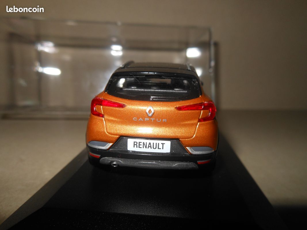 Voiture Miniature Renault CAPTUR 1:43 - Modèle Orange Toit Noir, Métal, Boîte Collection - Échelle 1/43 Renault 5 Miniature