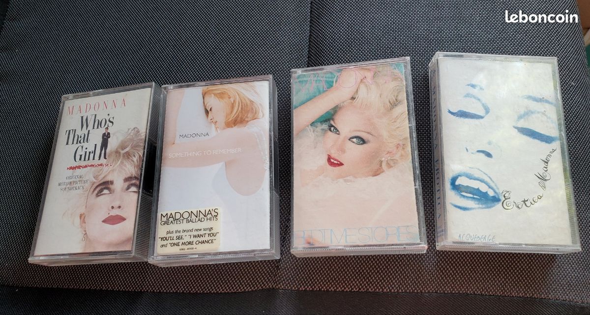 Lot 4 cassettes Madonna (image 1)