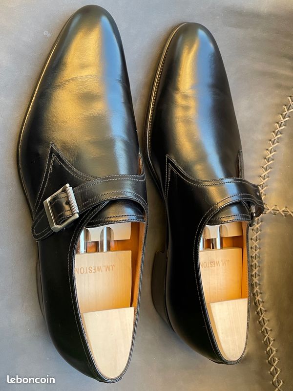 Shoes Chaussures Weston Occasion JM Weston, Derby Boucle Flore