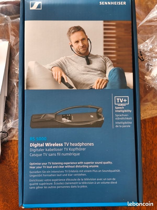 Casque TV sans fil Sennheiser RS 5000 – Quasi neuf Photo, audio