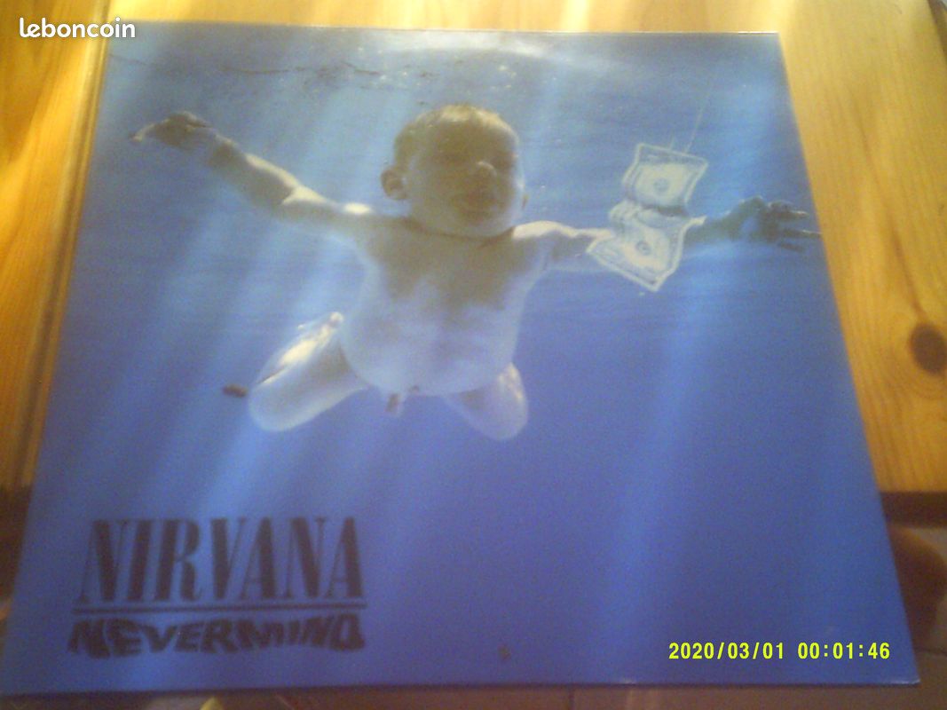 Vinyle 33T, Nirvana nevermind, réédition (image 1)