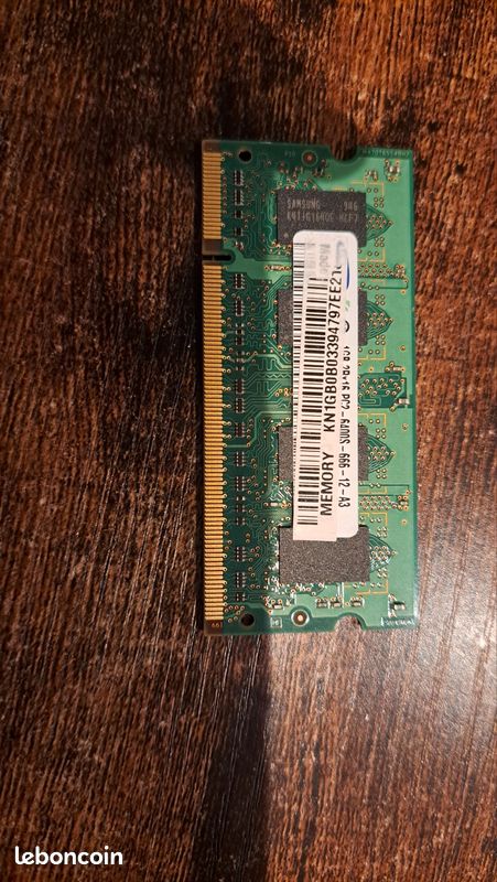 RAM SAMSUNG 1GB DDR2 800MHz PC2-6400S (image 1)