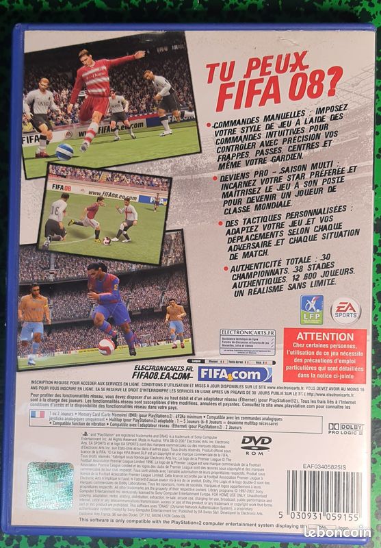 FIFA 08 - Playstation 2 (image 2)