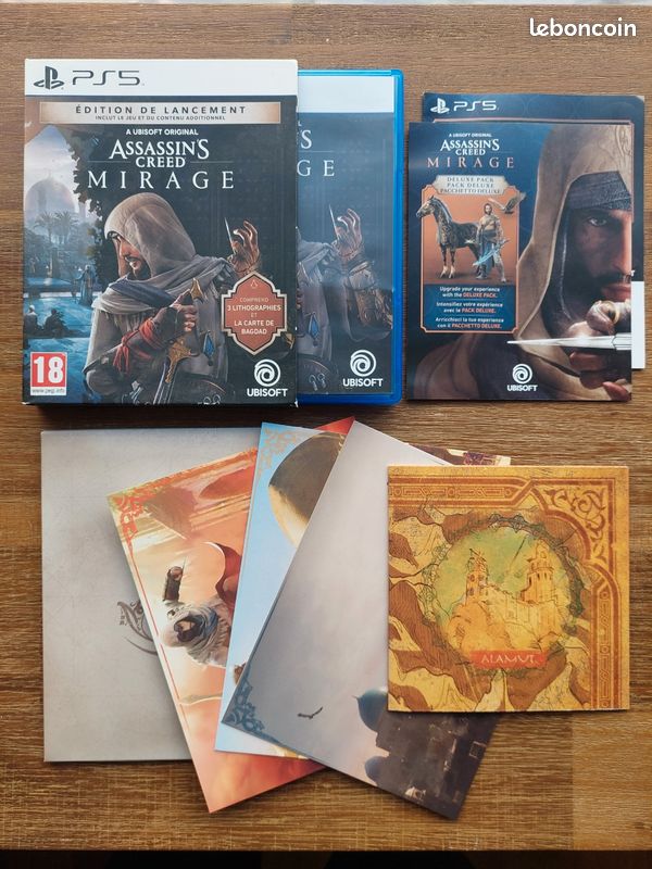 Assassin's Creed Mirage Edition Lancement PS5 - Occasion En Bon état (jeu FR/EN/DE)