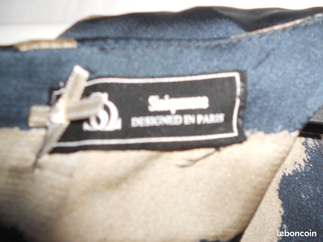 Robe d'été bleu et blanche Sinéquanone T 40 (image 6)
