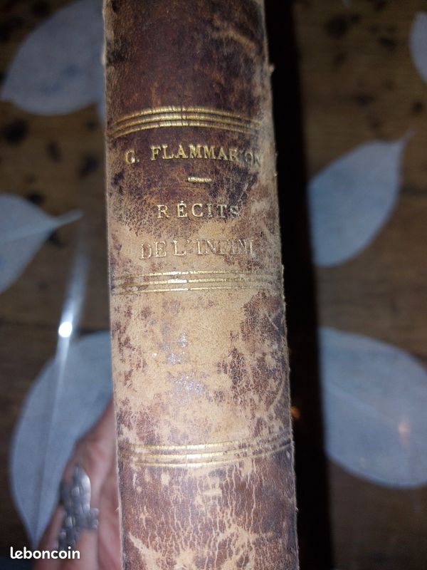 Livre Rare Camille Flammarion : 'Récits De L'Infini - Lumen, Histoire D'une Comète' - Édition Paris 1885 - État Correct