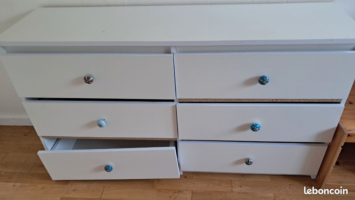 Commode 6 tiroirs (image 1)