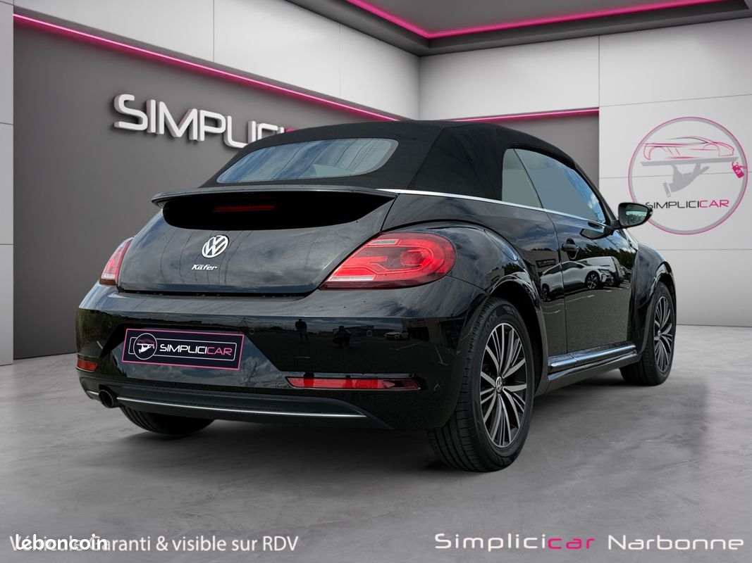 VOLKSWAGEN NEW BEETLE DECAPOTABLE Sound 1.2 TSI 105ch Garantie 12 mois Carplay sièges chauffant (image 5)