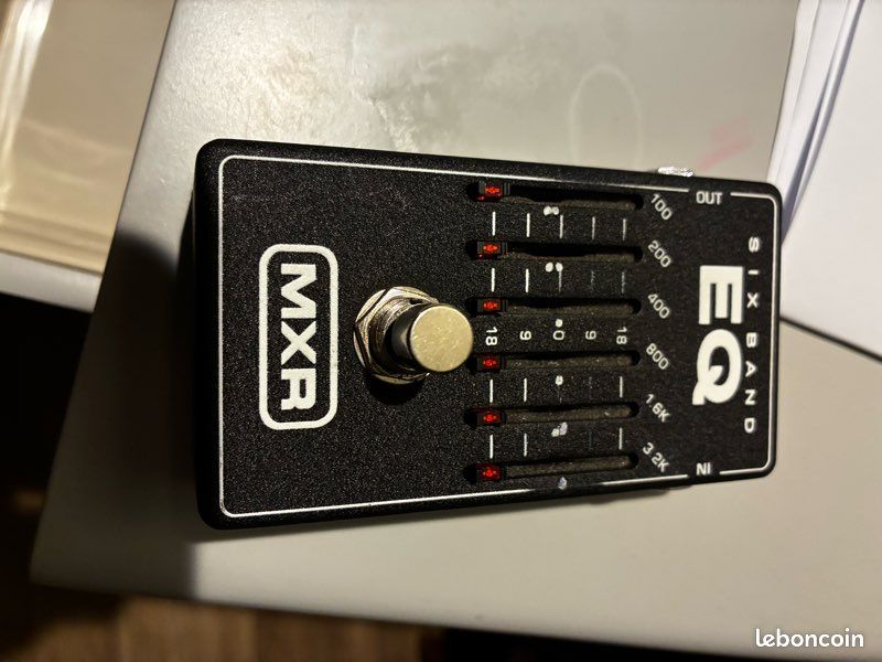 Égaliseur Graphique MXR 10 Bandes 31,2Hz-16kHz Pédale Audio D