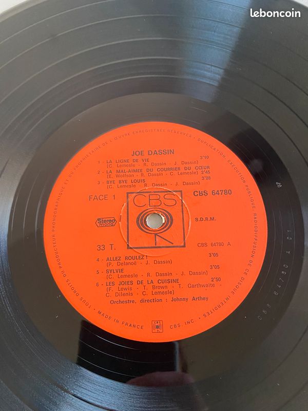 Vinyle Joe Dassin (image 10)