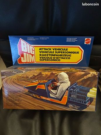 MATTEL Big Jim Série Espionnage - Véhicule Supersonique neuf