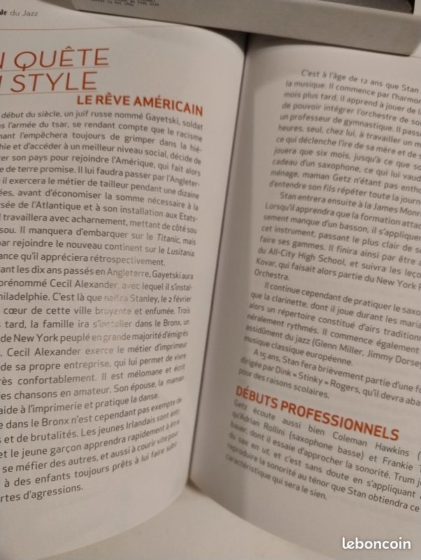 Stan Getz, Crazy Chords, 2 cd, LeMonde du Jazz N°33 (image 4)