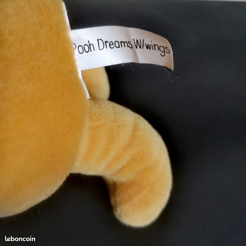 Petite Peluche Vintage Winnie L'Ourson Ange "Pooh Dreams Wings" (image 5)
