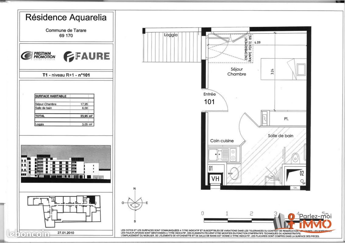Appartement 1 pièce 24 m² (image 6)