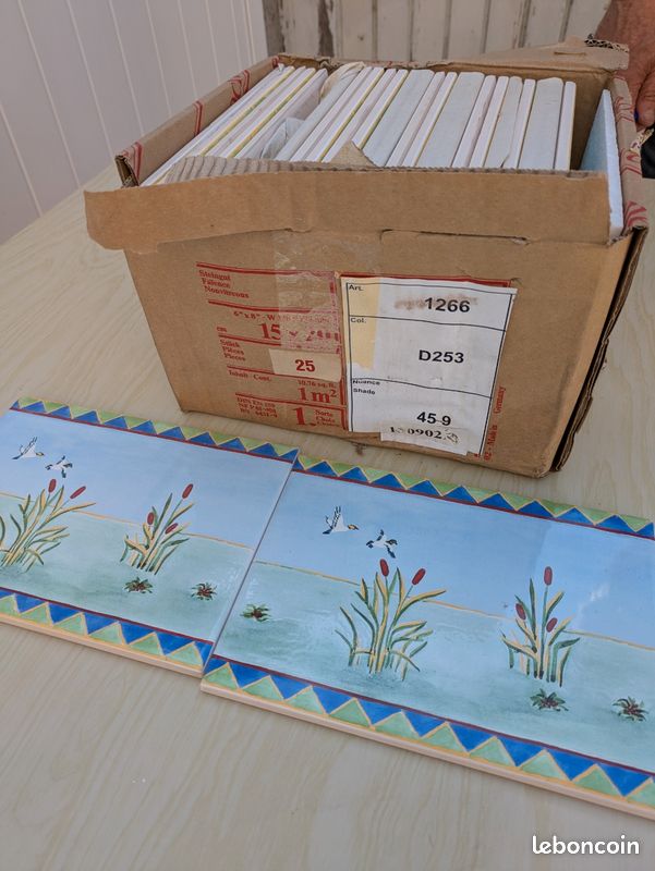 25 Carreaux de faïence vintage (image 2)