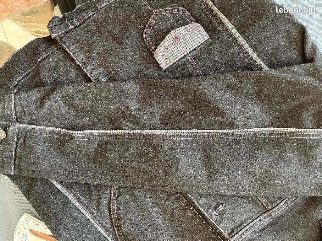 Veste en jean élégante et habillée (image 5)