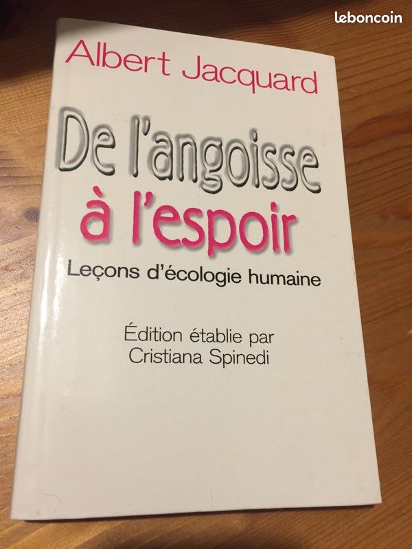 Albert Jacquard / de l'angoisse à l'espoir (image 1)