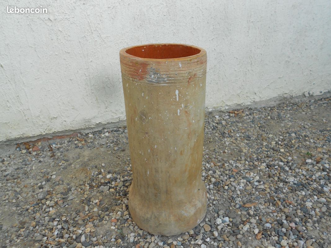 Ancien Gros Tuyau Grès Emaillé (image 3)