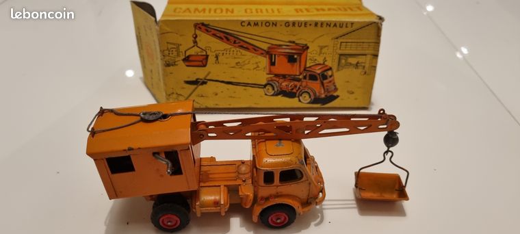 1:43 CIJ CIJ CAMION GRUE RENAULT GRUE CAMION AMRY EXCELLENT ÉTAT REPEINTURE