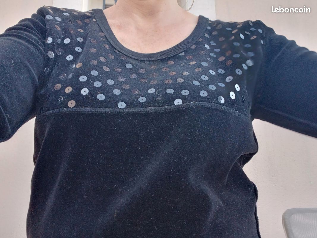 Top Sonia Rykiel Occasion - Taille S (38/40) - Laine Et Lyocell Multicolore - Très Bon état