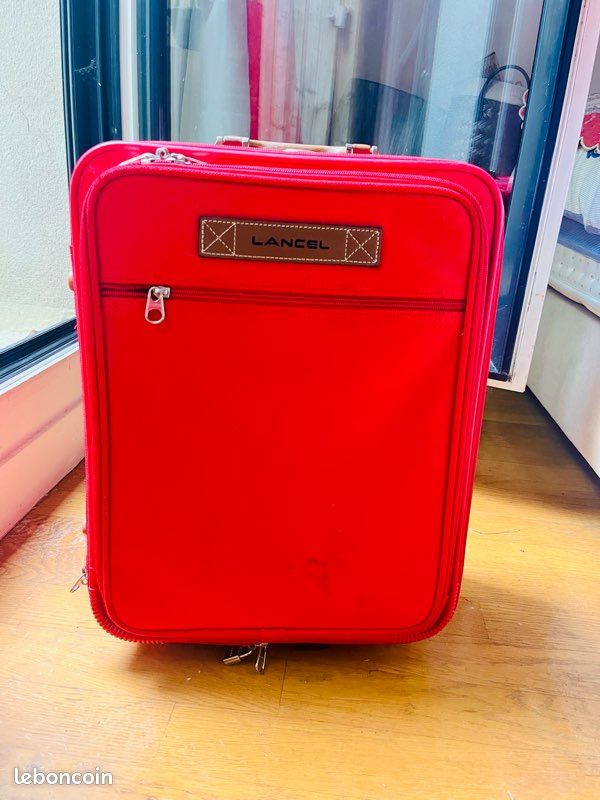 Sacs Lancel Lancel Valise Cabine LANCEL Grand Sac Voyage Noir