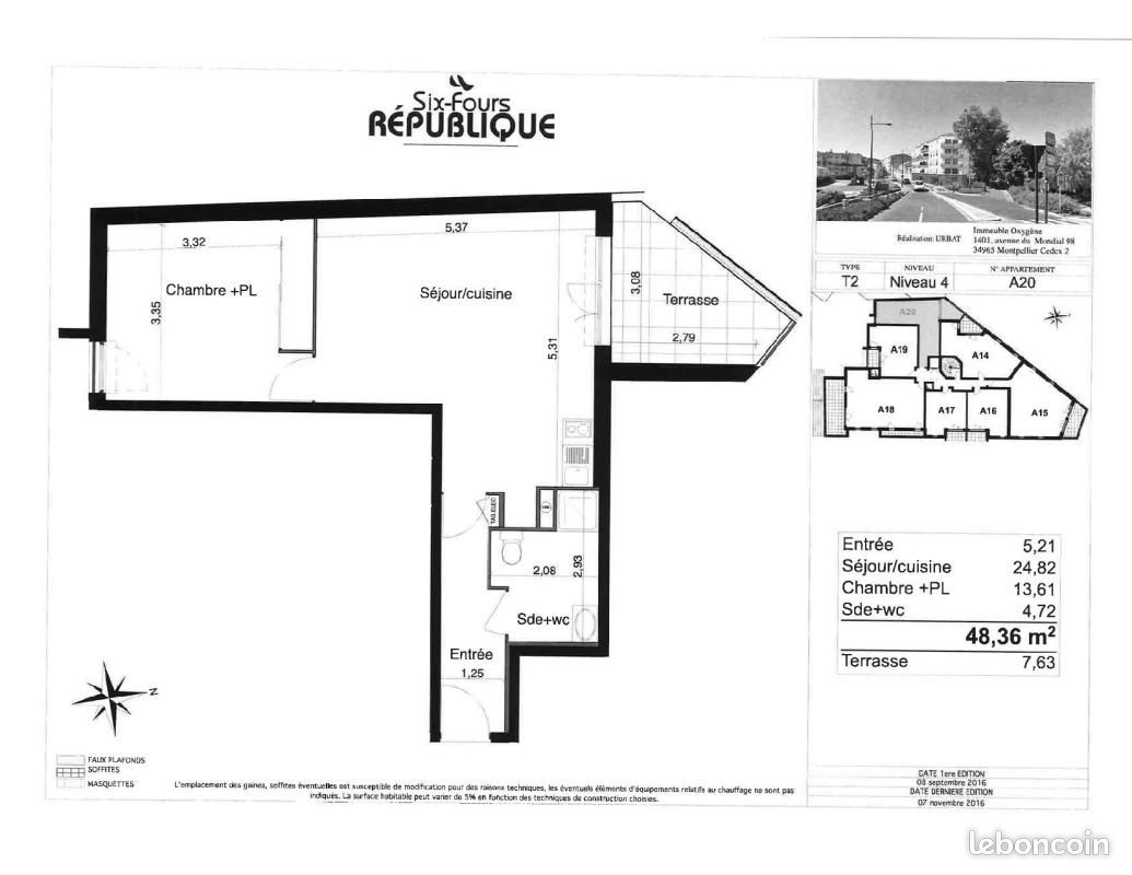 Appartement 2 pièces 48 m² · à Six-Fours-les-Plages · 48 m² · 824 €/mois