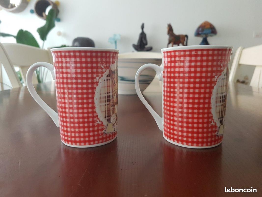 Lot 2 mugs Orval Les petites enquêtes de l’écureuil Croque Noisette (image 2)